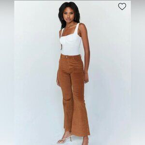 Princess Polly flare brown pants